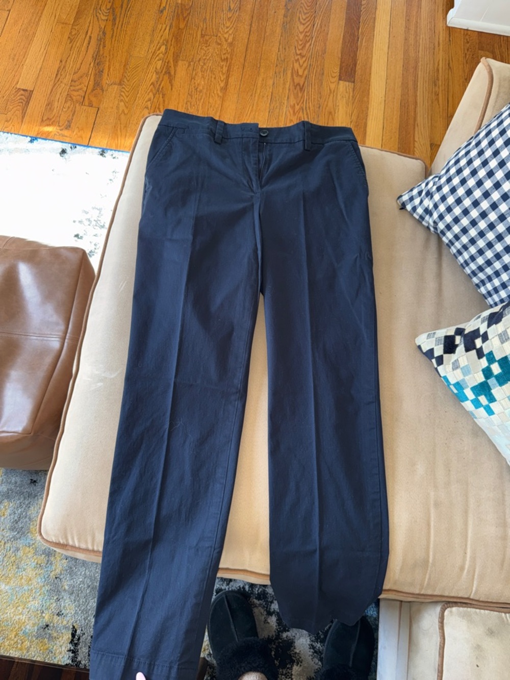 Talbots Navy Straight-Leg Women's Pants